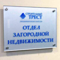 Оформление табличек